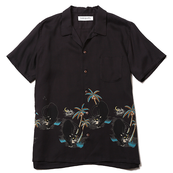 RUDE GALLERY / BLACK PANTHER ALOHA SHIRT 롼ɥ꡼ ϥ