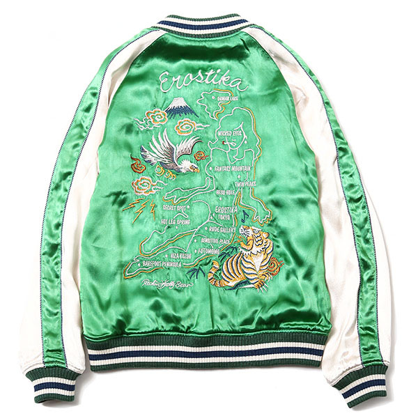 MARIA×NUDE MAP SOUVENIR JACKET<ART WORK by Rockin Jelly Bean>