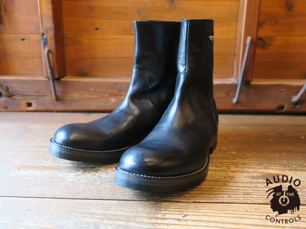 靴 RUDE GALLERY Back Zip Boots Leather BACK ZIP BOOTS - SUEDE (BROWN) / RUDE GALLERY | CROSS ROAD BLUES