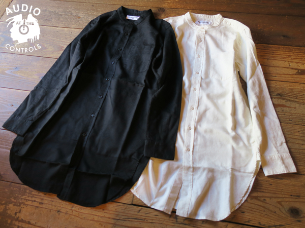 RUDEGALLERY ルードギャラリー　ロングシャツ　バンドカラーf HOLE RUDEGALLERY ルードギャラリー ロングシャツ バンドカラーf HOLE