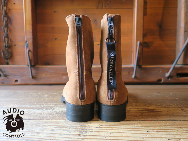 RUDE GALLERY スエードペコスブーツ RUDE GALLERY BackZip Boots Suede ”Brown” - メルカリ