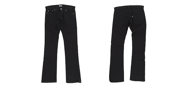 GAVIAL / BLACK SLIM STRETCH DENIM PANTS ¼ã