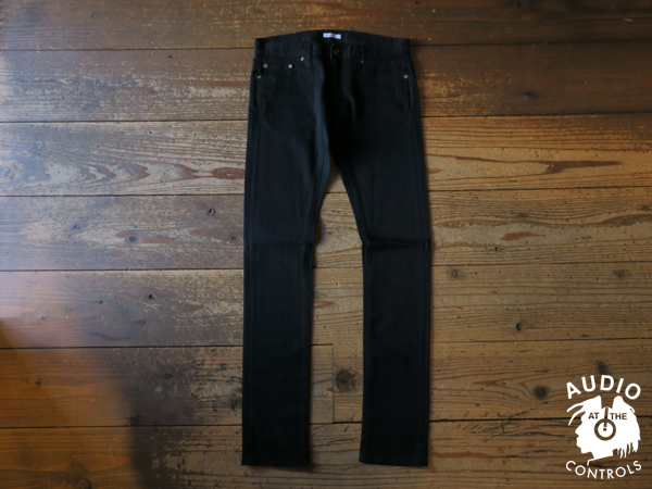 GAVIAL / BLACK SLIM STRETCH DENIM PANTS ¼ã