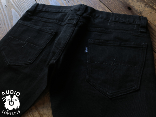 GAVIAL / BLACK SLIM STRETCH DENIM PANTS ¼ã