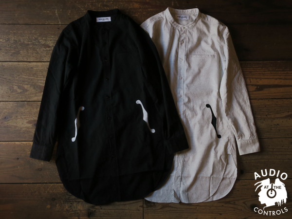 RUDEGALLERY ルードギャラリー　ロングシャツ　バンドカラーf HOLE RUDEGALLERY ルードギャラリー ロングシャツ バンドカラーf HOLE