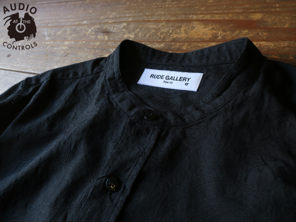 RUDEGALLERY ルードギャラリーロングシャツバンドカラーf HOLE