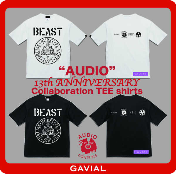 GAVIAL×AUDIO 13th ANNIV.COLLABO.ITEM S/S TEE “BEAST” | AUDIO BLOG