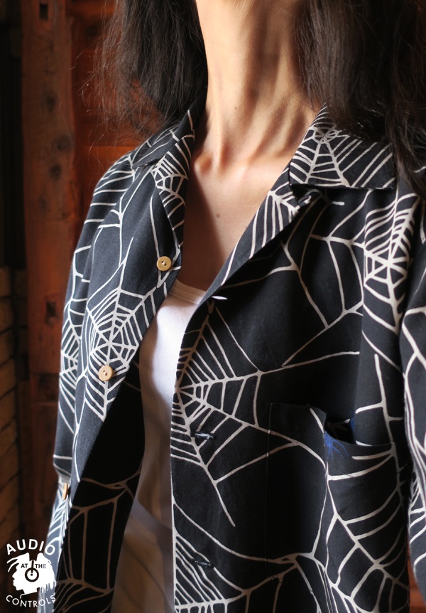 RUDE GALLERY BLACK REBEL　スパイダーネット アロハシャツ RUDE GALLERY BLACK REBEL スパイダーネット アロハシャツ