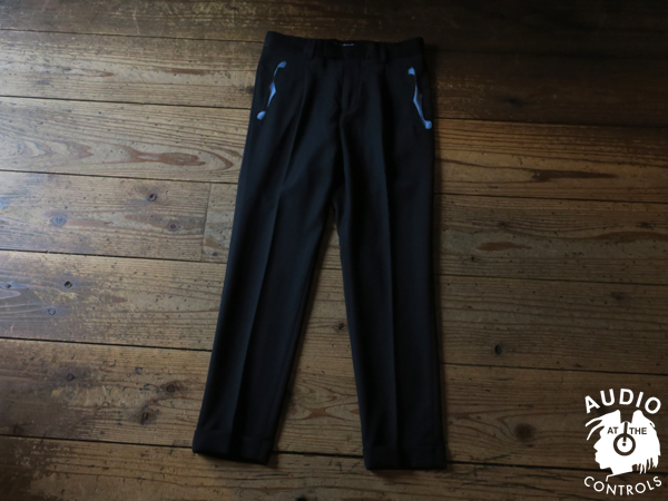 SUNDINISTA EXPERIENCE×RUDE GALLERY F HOLE TUCK TROUSERS