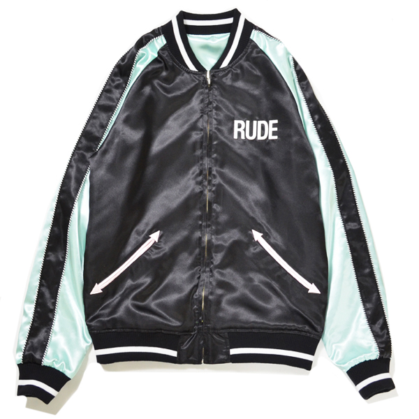 RUDE×MARIA REVERSIBLE SATIN JACKET | AUDIO BLOG