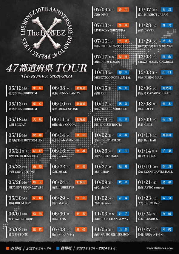 The BONEZ 10th Anniversary Tour 
