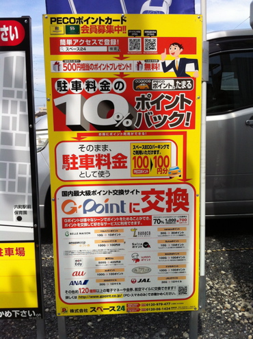 コインパーキング情報:2015年7月