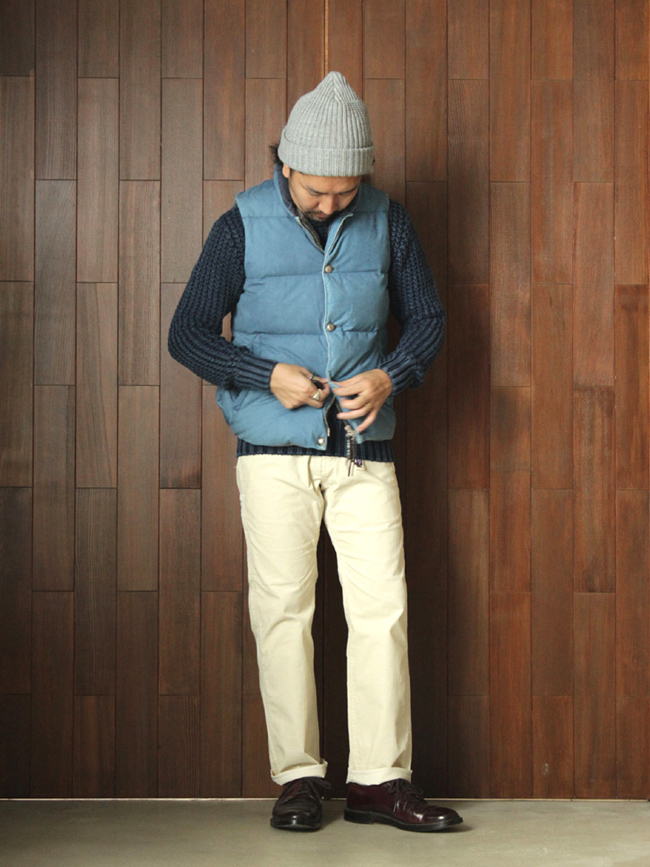 REMI RELIEF】 レザーインディゴダウンベスト – cocorozashi
