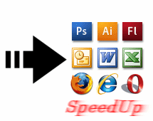 いろんな起動の重いソフトが高速化♪
PhotoShop Illustrator Flash
Outlook Word Excel
Firefox IE Opera