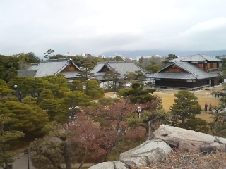 二条城天守より