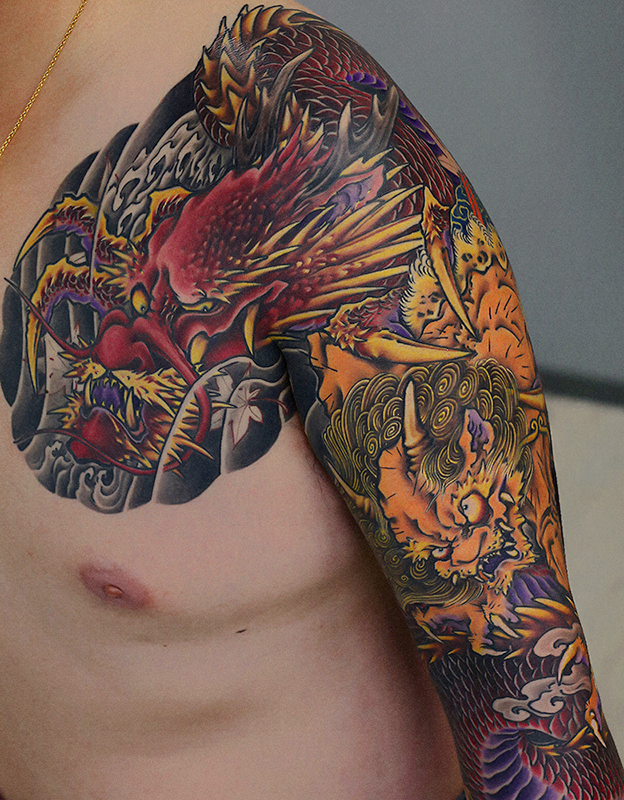 龍 鬼 腕 製作中 | YK-TATTOO BLOG 龍 鬼 腕 製作中 | YK-TATTOO BLOG