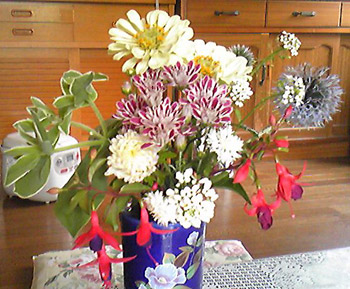 お盆のお花