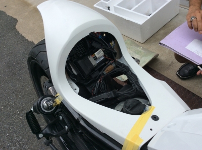 V-rod ワンオフカウル