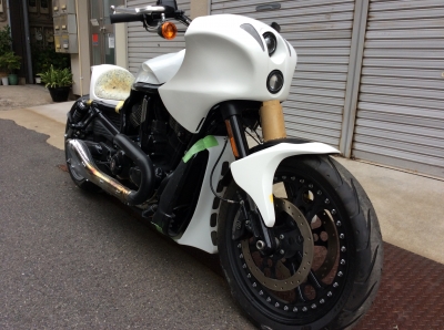 V-rod ワンオフカウル