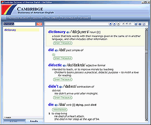 Cambridge Dictionary of American English Second edition