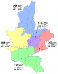 熊本市区割図