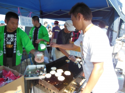 岬町商工会青年部のブース-2