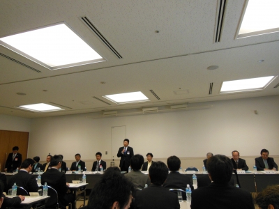 全青連・宮窪会長の退任あいさつ