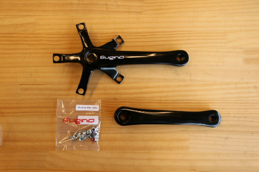 Sugino RD2L PISTA クランクセット シングル 48T 【公式通販】