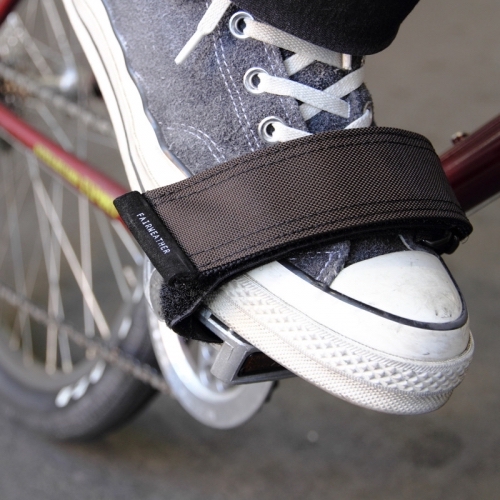 FAIRWEATHER pedal strap narrow leather/black [フェアウェザー]