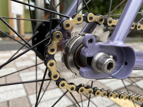 PHILWOOD track cog (1/8\") 17T コグ付き Amazon | Phil Wood & Co. - Track Cog 1/8 17T | Phil Wood