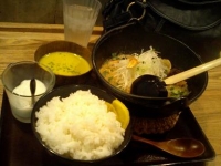 ピリカラ春雨定食