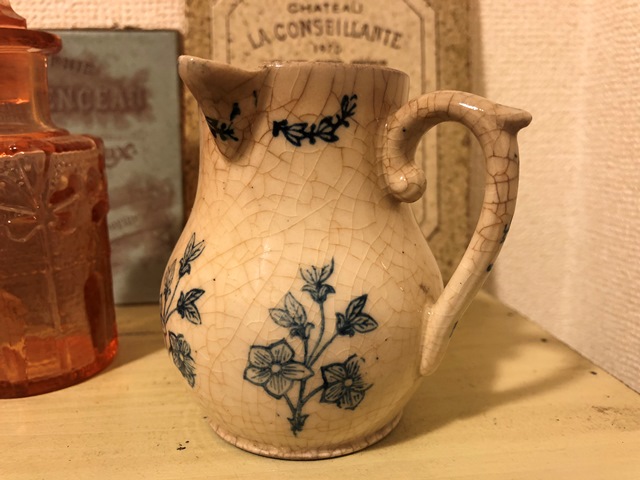 Antique ミルクピッチャー 陶器