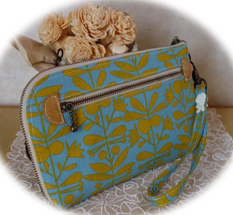 お財布にもなるL字ファスナーポーチです。 | ゴンベイの母のブログ