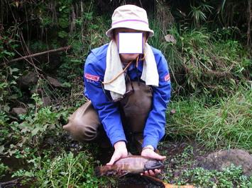 管理釣り場での初大物!!これが釣れるとは・・・さすが!!
