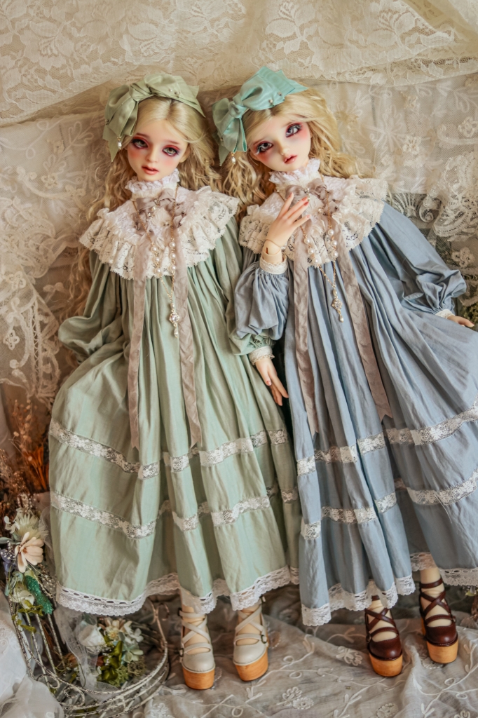 shop】洗礼服ドレス グリーン&ブルー | lulu