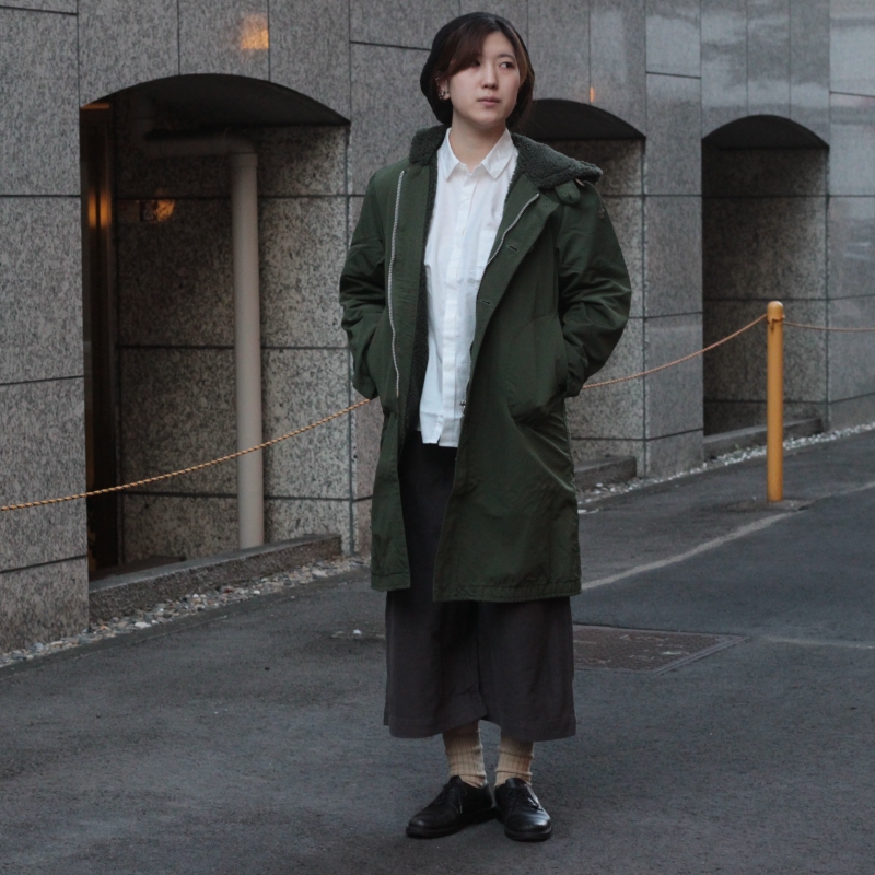 最終arts&science New Work Coatインクブラックのコート1
