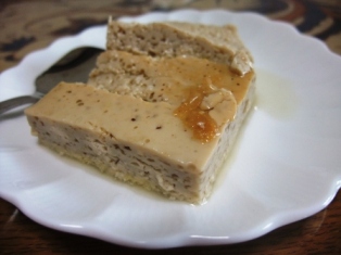 失敗 栗の渋皮煮の煮汁プリン おいしいよっ これ