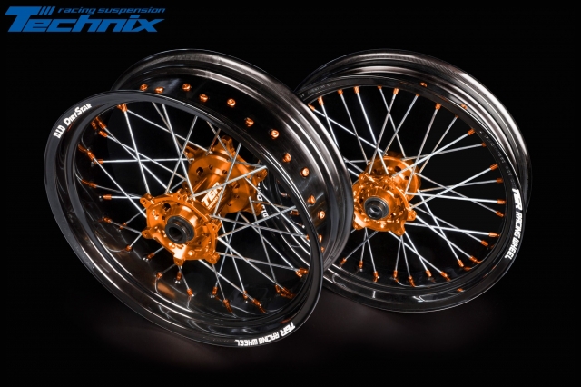 モタードホイール(リア) TGR レーシングホイールTypeR ktm KTM × ハイグリップタイヤ × Φ320ブレーキ = 楽しいモタード