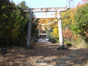 秋葉・金毘羅神社の鳥居