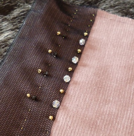 刺繍完成