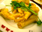 蒸し鶏の足