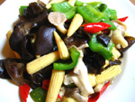 小玉米の野菜炒め