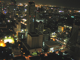 ホテルからの夜景