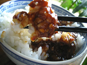 梅醤と白いご飯