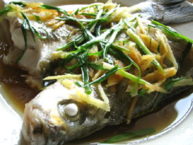 清蒸白水魚