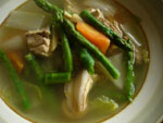 芦筍鶏湯