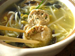 油面筋黄豆芽湯