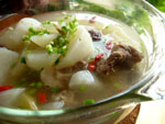 白蘿蔔紅棗排骨湯(大根とナツメとスペアリブのスープ)