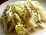 韮黄炒肉絲