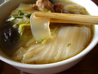 白菜粉条痩肉湯